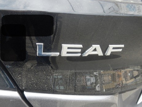 Nissan Leaf rear badge