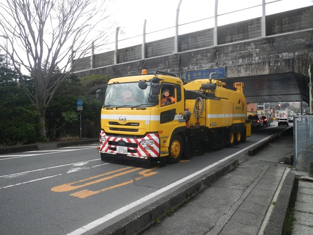 [ Special Duty ] Road Sweeper by UD Trucks with Kato Works