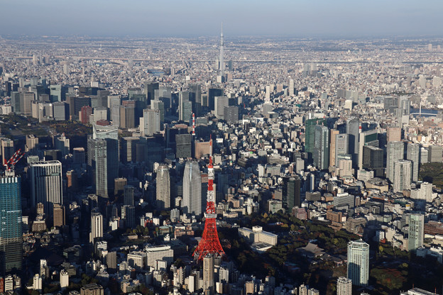 東京タワー空撮