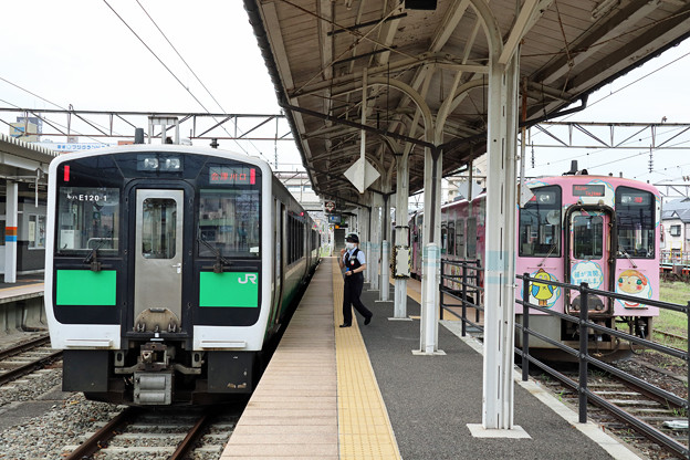 会津鉄道と只見線＠会津若松駅