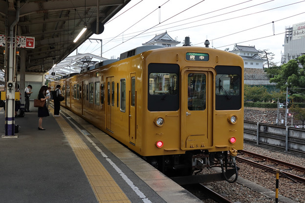 福塩線１０５系＠福山駅