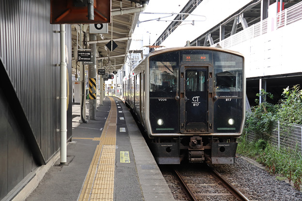 日豊本線８１７系＠鹿児島中央駅