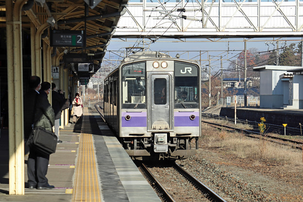東北本線７０１系＠花巻駅