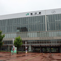 雨の旭川駅