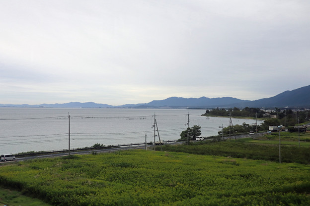 湖西線からの琵琶湖