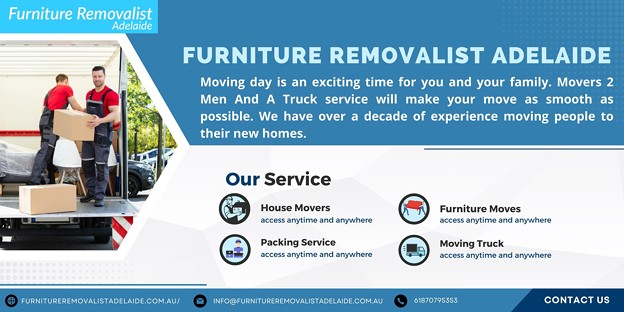 Two Men And A Truck in Adelaide| Furniture Removalist Adelaide
