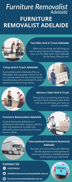 2 Guy And A Truck in Adelaide| Furniture Removalist Adelaide