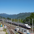 谷川岳と新幹線