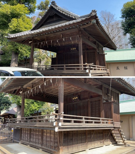 Photos: 志村城（城山熊野神社。板橋区）神楽殿