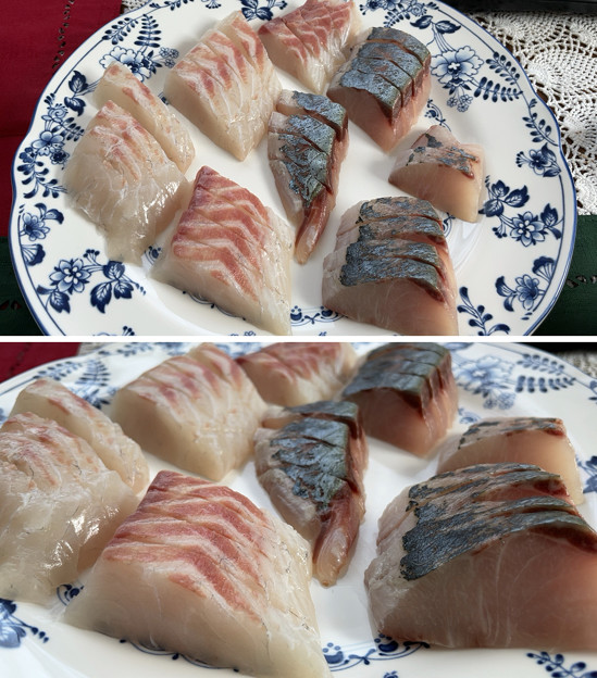 Photos: 宮崎海産物――1縞鯵・真鯛