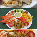 佐賀 山ん鶏スモークチキン1――九州 冷やし中華 レモンスープ