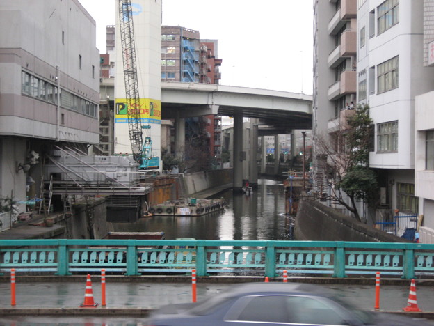 Photos: 11.02.14.後楽橋より西（後楽1丁目）小石川橋………がない！！？