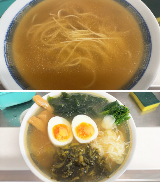 Photos: 九州魚介だしラーメン食べ比べセット――1あご出汁