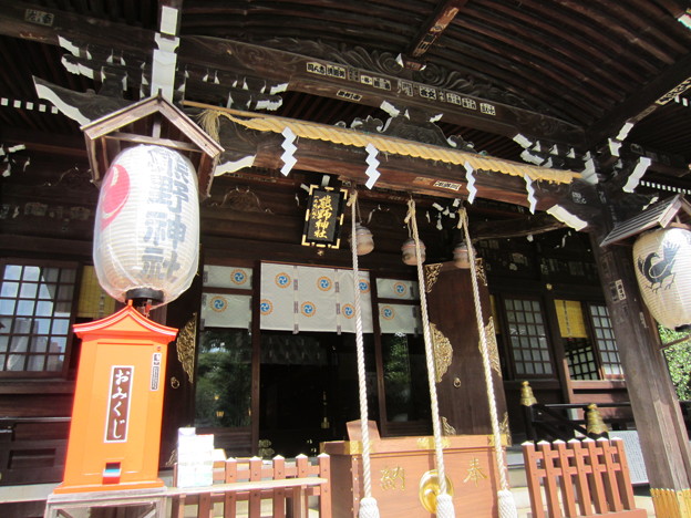 Photos: 十二社熊野神社 （西新宿2丁目）拝殿
