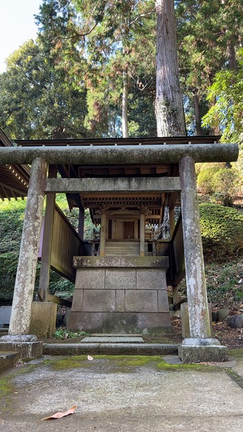 朝比奈熊野神社（横浜市）拝殿脇小祠