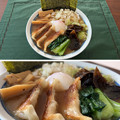 北海道 藤原製麺 煮干しラーメン+浜松餃子