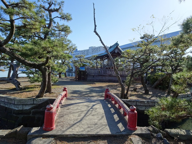 金沢八景 琵琶島神社 神橋