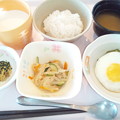 Photos: １０月２４日朝食(目玉焼き) #病院食