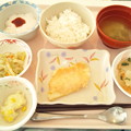 Photos: １２月１日昼食(カレイの明太マヨ焼き) #病院食