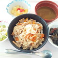 Photos: １２月２日昼食(カレーうどん) #病院食