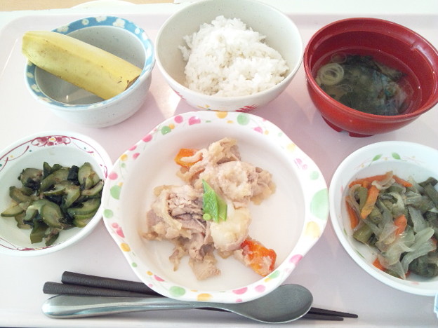 Photos: １２月５日昼食(豚じゃが) #病院食
