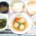 １月１６日朝食(海老団子の煮物) #病院食