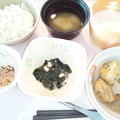 １月２５日朝食(がんもの煮物) #病院食