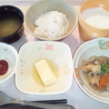 １月２９日朝食(大根と鶏肉の金平風煮) #病院食