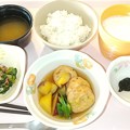 Photos: １１月３日朝食(がんもの煮物) #病院食