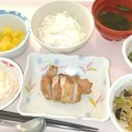 Photos: １１月１３日昼食(鶏肉の山椒味噌焼き) #病院食