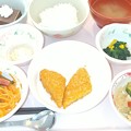 Photos: １１月１４日昼食(白身魚のフライ) #病院食