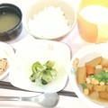Photos: １２月２７日朝食(さつま揚げと大豆の煮物) #病院食