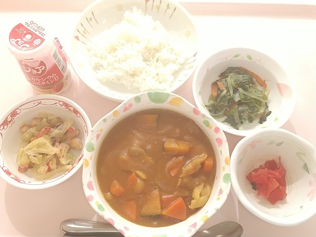 Photos: ２月５日昼食(かぼちゃカレー) #病院食