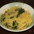 2021/01/24（月）・洋食・はまぐりと菜の花のスパゲッティ