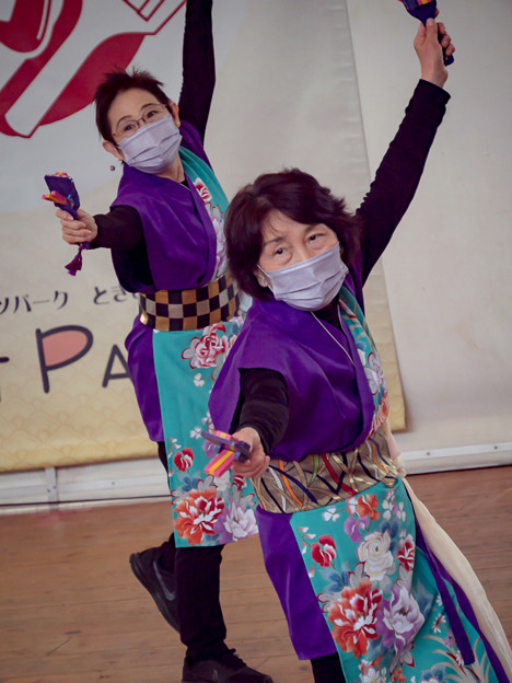 Photos: YOSAバカinフルーツパーク2021　紫士気舞