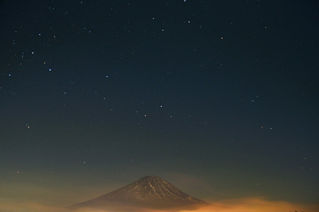 富士山とお星さま