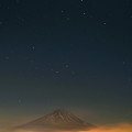 Photos: 富士山とお星さま