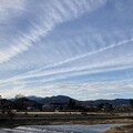 写真: 賀茂川の雲