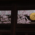 写真: 勅使門奥の八重紅枝垂れ（ヤエベニシダレ）