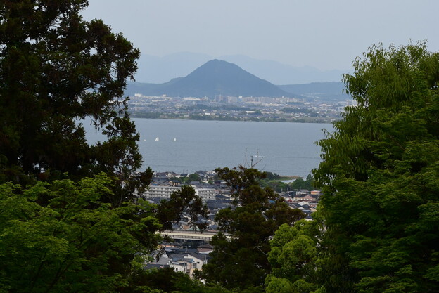 日吉東照宮から見る近江富士