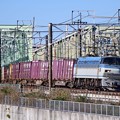 写真: EF66形電機牽引貨物列車