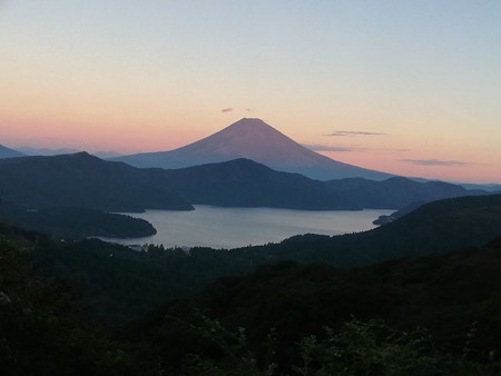220911 芦ノ湖と富士山