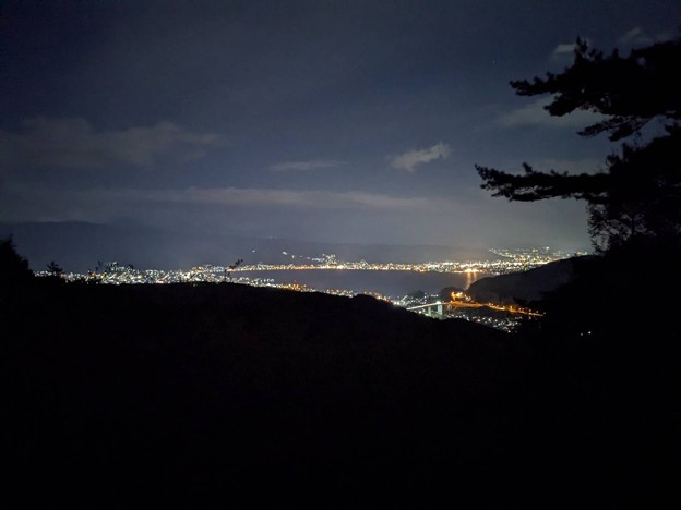 12 諏訪湖夜景