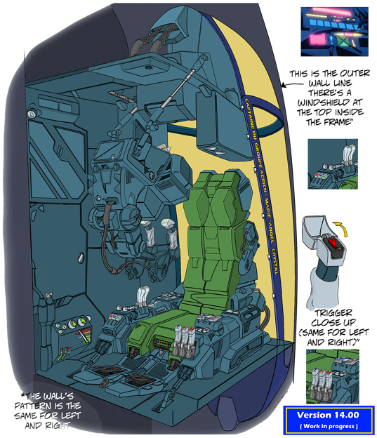 【第14版】 VFH-10 オーロラン Block1.5 操縦席