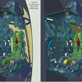 写真: VFH-10B と Y-VFH-10 オーロラン操縦室比較