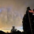 写真: June 5, 2021   8:34pm　夕焼けと雨雲