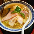 写真: 仙台市のだし廊さんにて貝だし塩そば(熟玉のせ)をいただく 美味しゅうございました