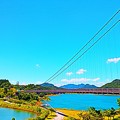 Photos: ダム湖大吊り橋