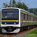 209系4両編成で運転された臨時の千葉行き普通列車