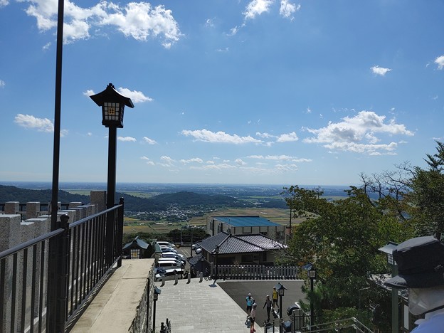 写真: 大御堂からの眺め@筑波山